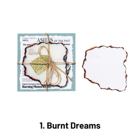 Burning Memories Series Transparent Burnt Sticky Notes14