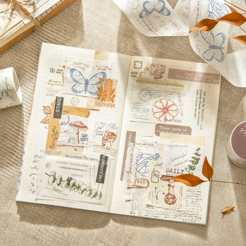 Floral Collage Washi Tape b2