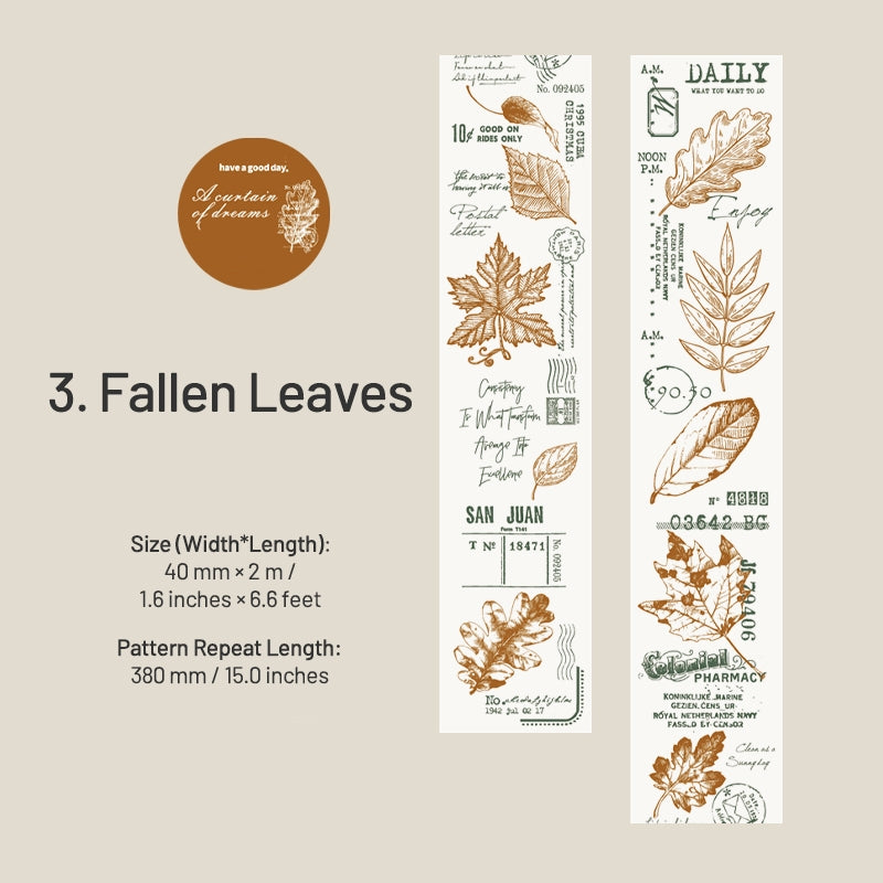 Floral Collage Washi Tape sku-3