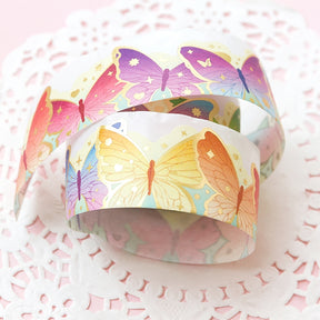 Butterfly Foil Stamped Washi Decorative Tape b5