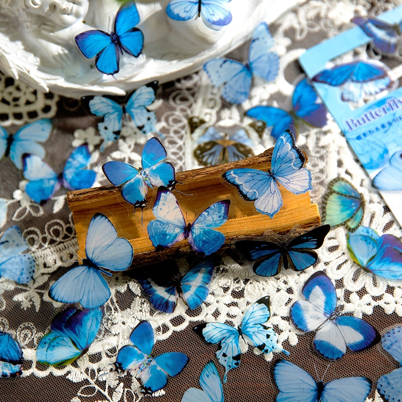 Butterfly Shadow Herbarium Series Stickers b3