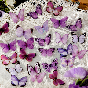 Butterfly Shadow Herbarium Series Stickers b