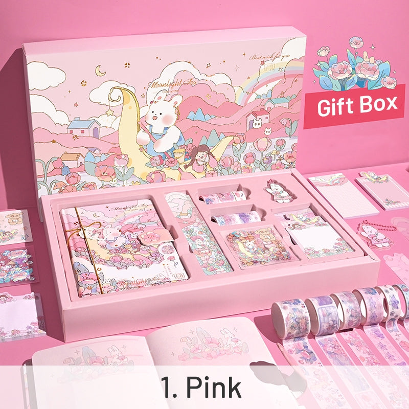 Cartoon Animal Journal Gift Box Set sku-1