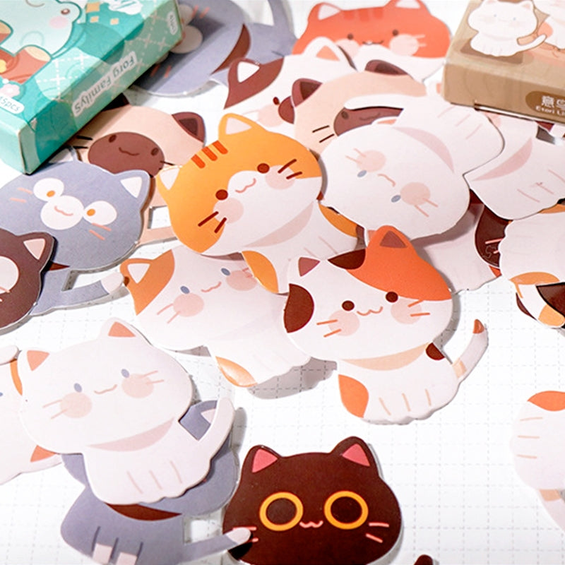 Cartoon Animal Stickers - Frog, Rabbit, Cat c2