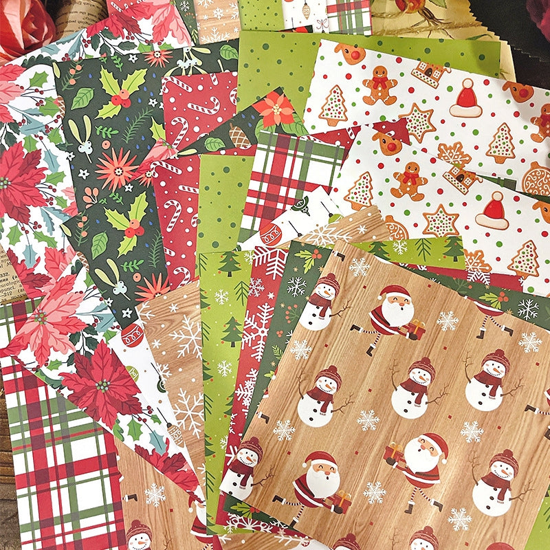 Cartoon Basic Christmas Background Paper b