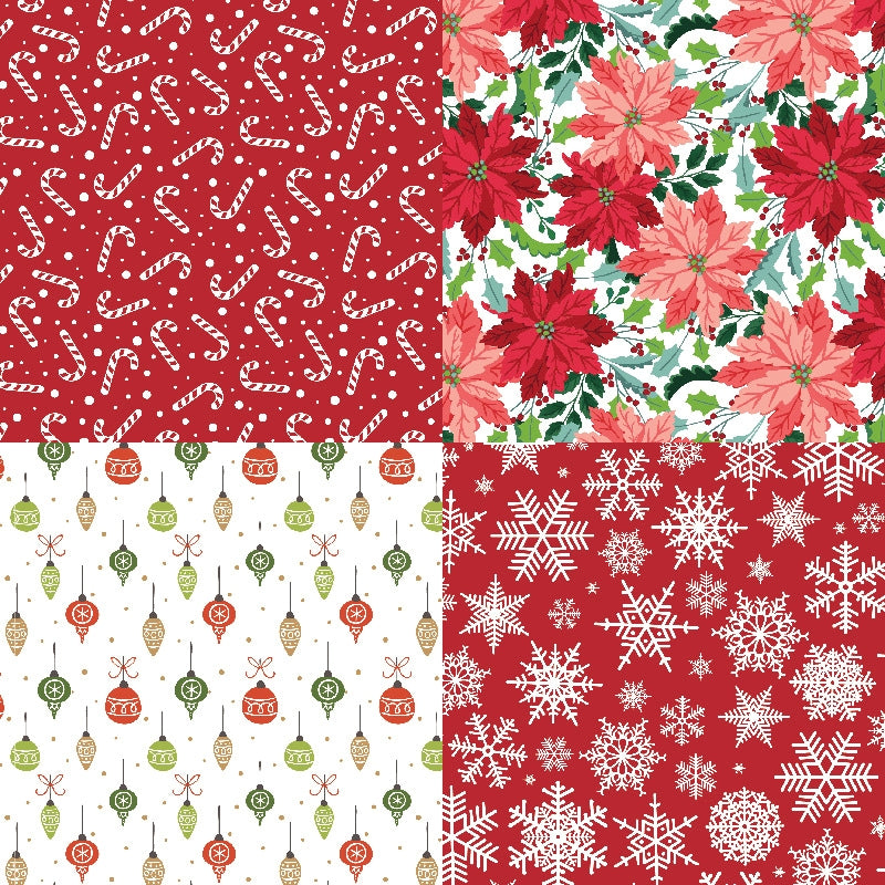Cartoon Basic Christmas Background Paper c2