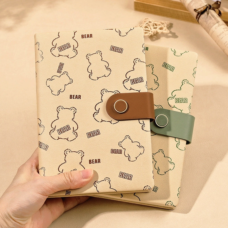 Cartoon Bear Diary Notebook b4