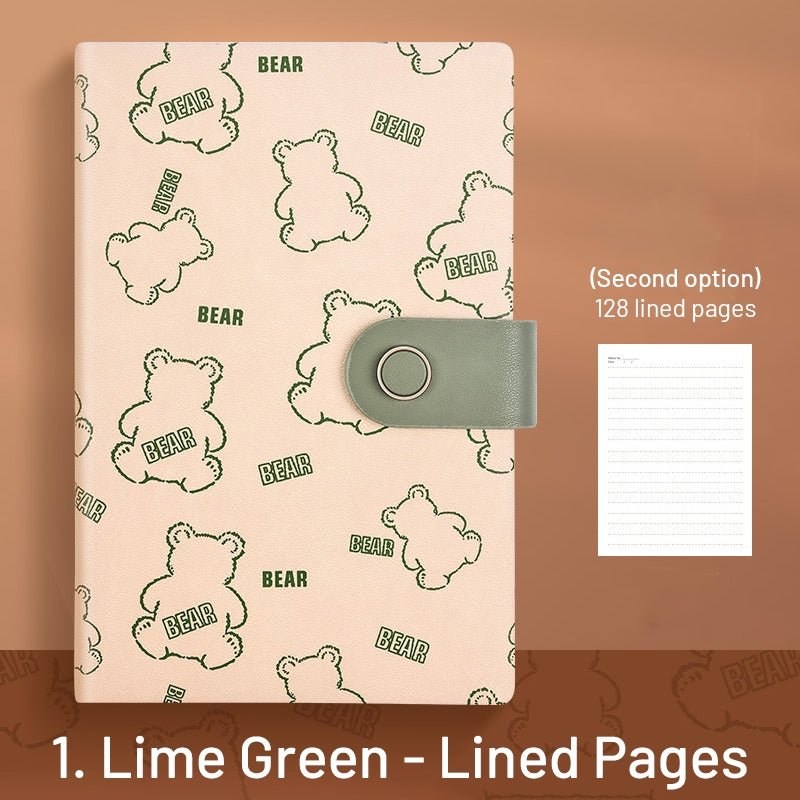 Cartoon Bear Diary Notebook sku-1