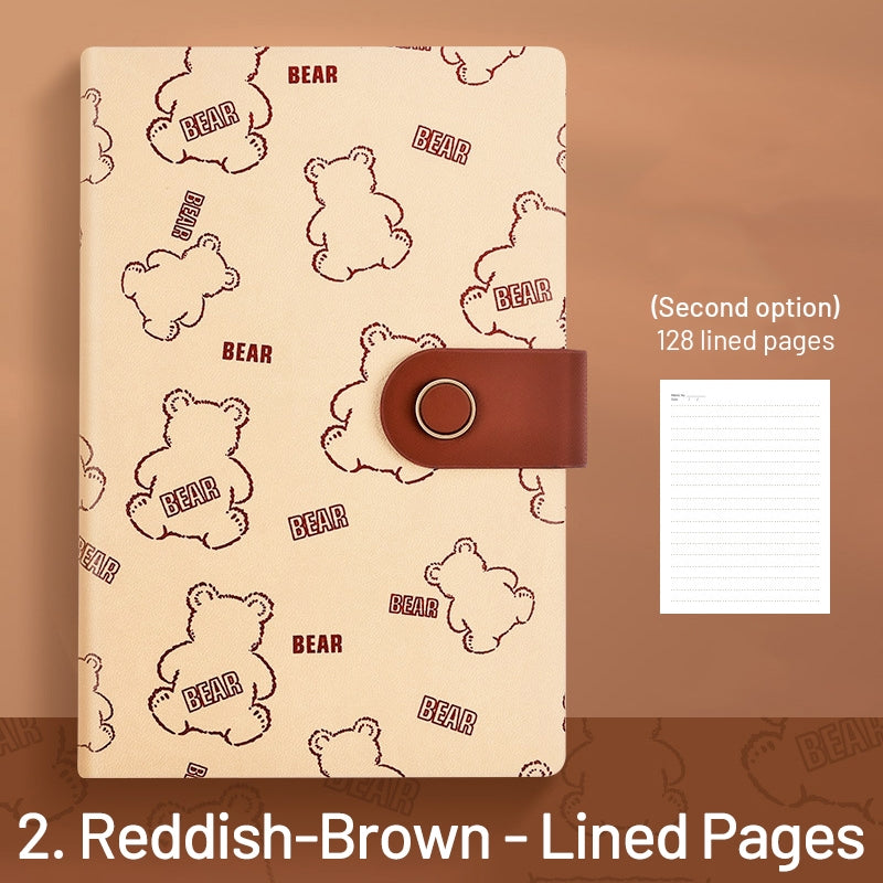 Cartoon Bear Diary Notebook sku-3