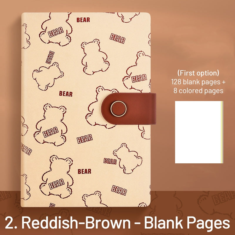 Cartoon Bear Diary Notebook sku-4