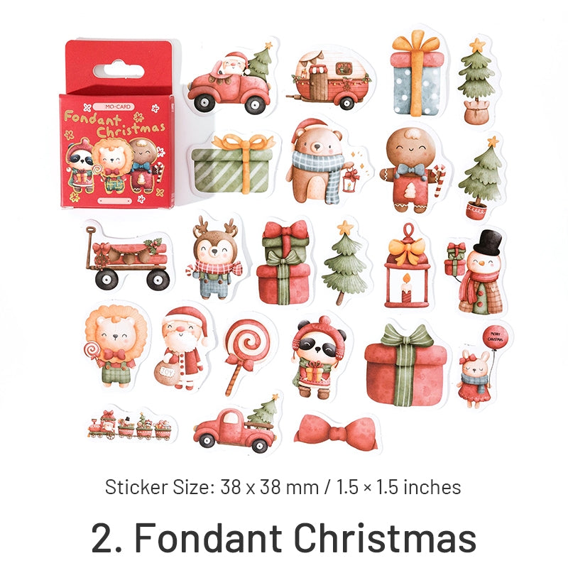 Cartoon Christmas Decorative Stickers - Food, Gifts, Stamps, Greetings sku-2