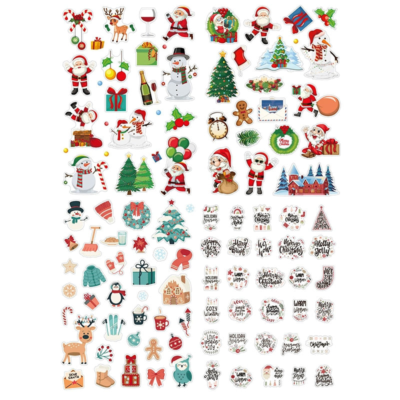 Cartoon Christmas Decorative Stickers c2