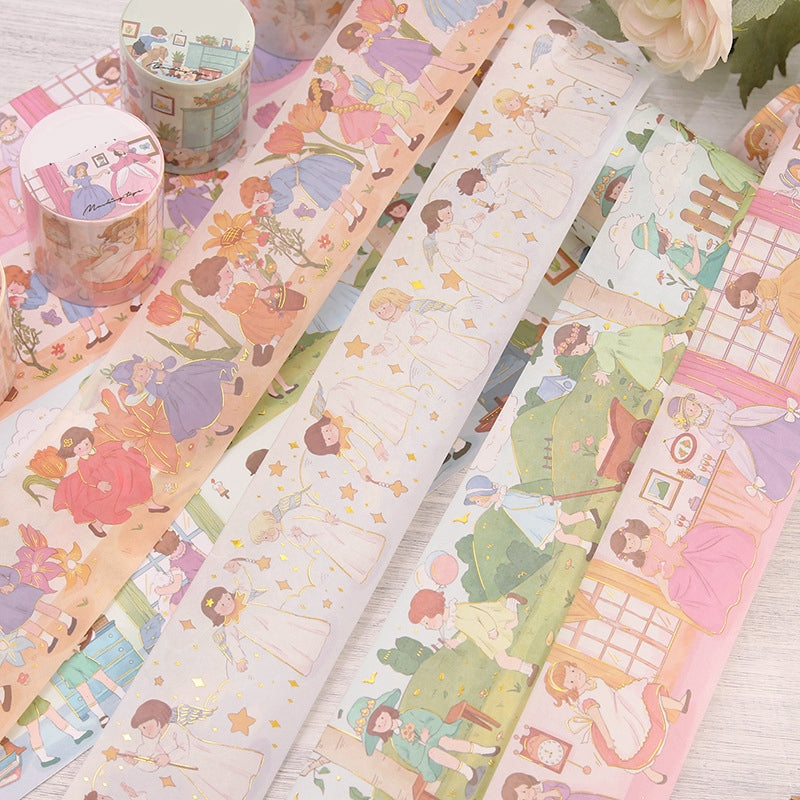 Cartoon Fairy Tale Hot Stamping Washi Tape b2