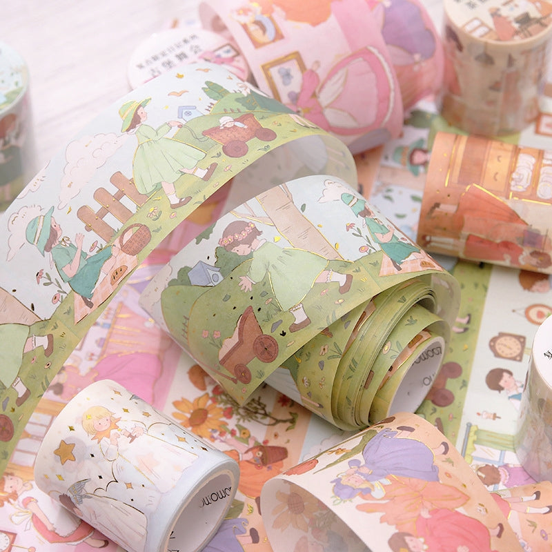 Cartoon Fairy Tale Hot Stamping Washi Tape c2