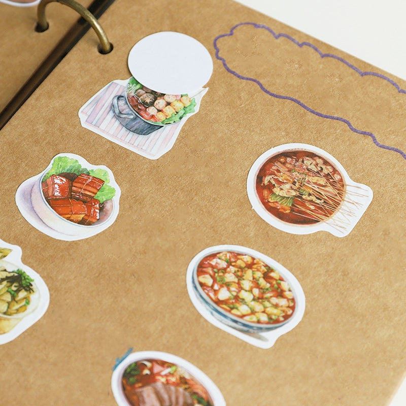 Cartoon Foods Decorative Sticker Pack b2