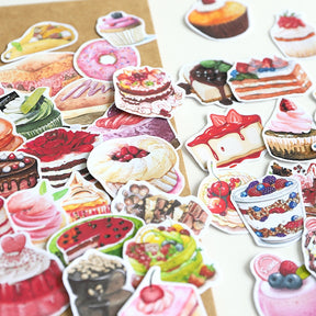 Cartoon Foods Decorative Sticker Pack b3