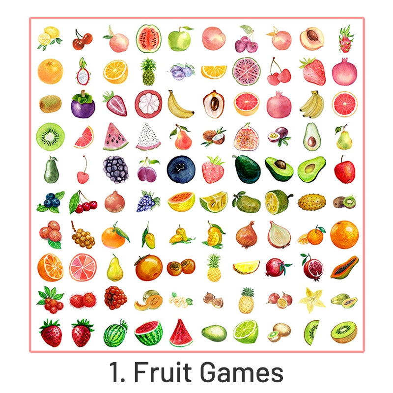 Cartoon Foods Decorative Sticker Pack sku-1