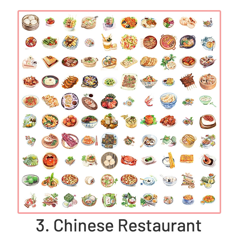 Cartoon Foods Decorative Sticker Pack sku-3