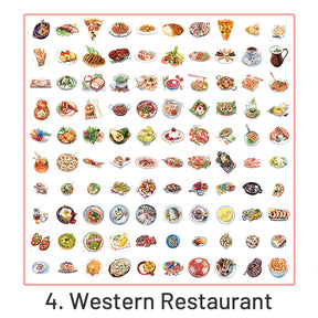Cartoon Foods Decorative Sticker Pack sku-4