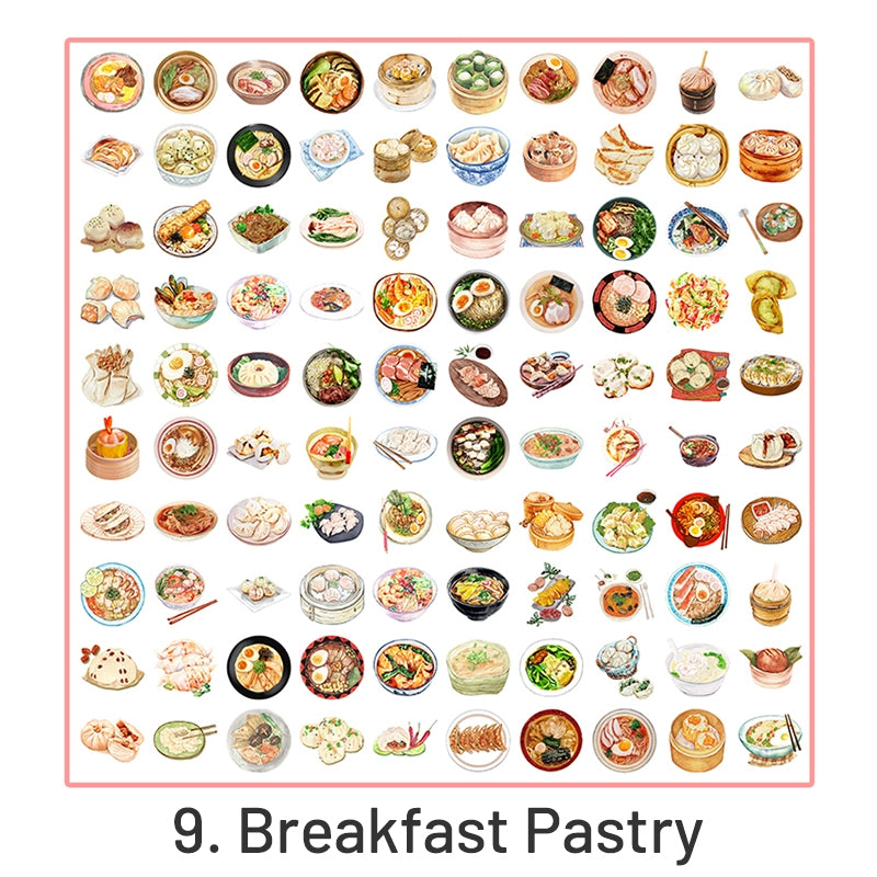 Cartoon Foods Decorative Sticker Pack sku-9