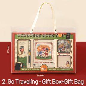 Cartoon Girl's Journey Journal Gift Box Set sku-22