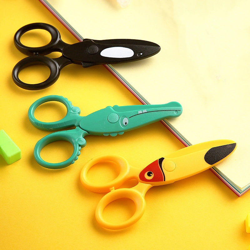 JIANWU 4 Pcs Cute Journal Tools Stationery Set Creative Dot Glue Pen  Carving Knife Shovel Tweezers DIY Handmade School Supplies