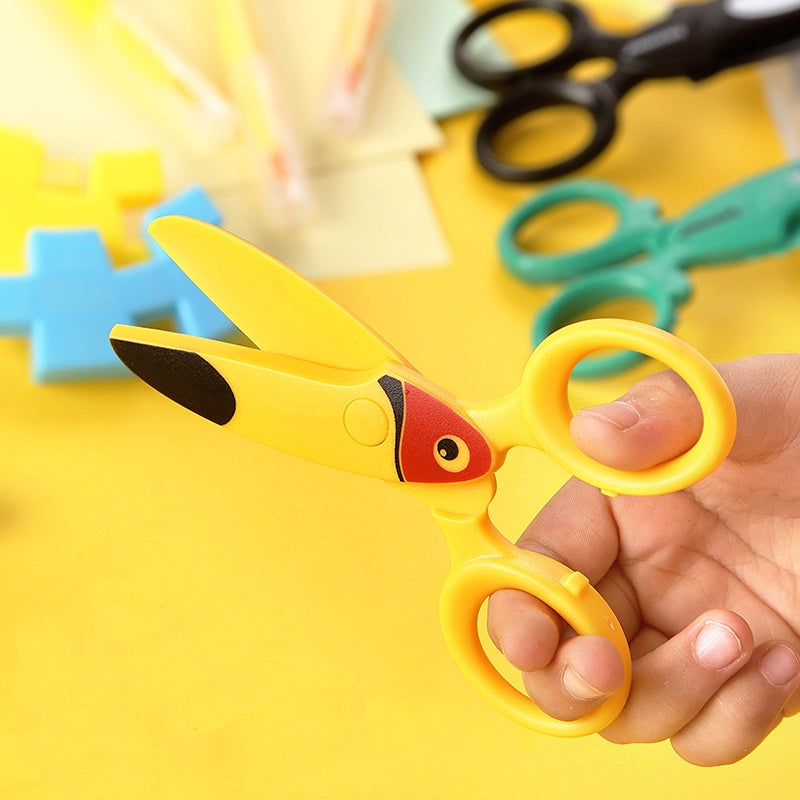 Safety Plastic Scissors For Children Kids School Art Drawing Activities  Tool
