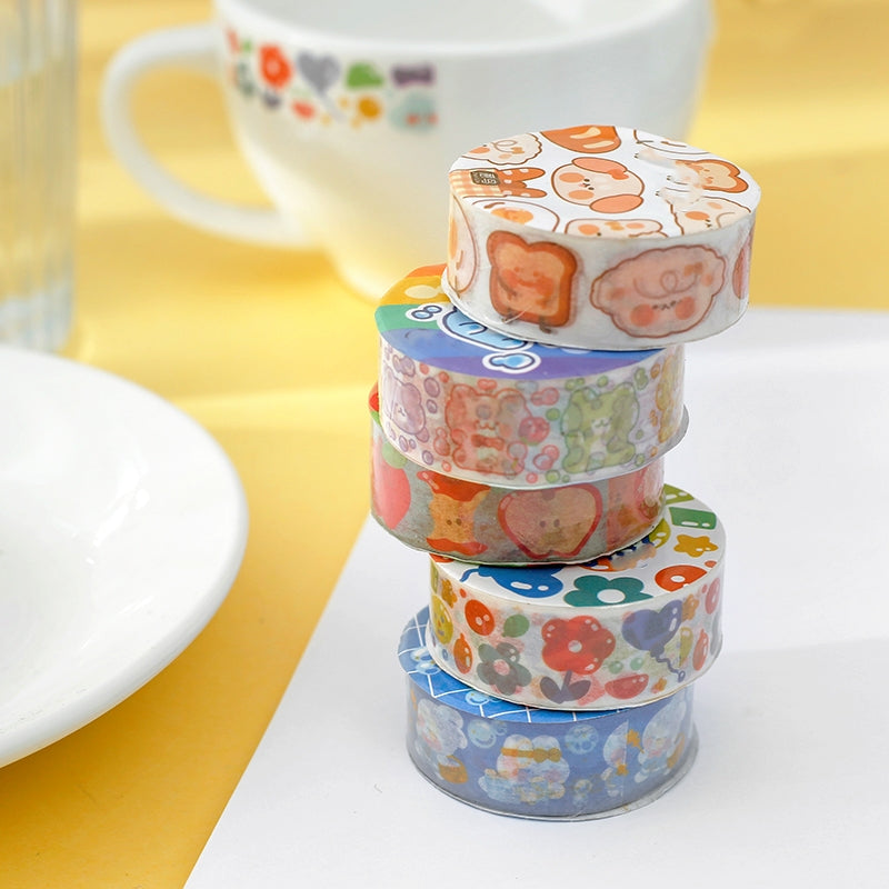 Cartoon Washi Tape - Bunny, Bubble b5