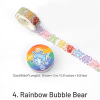 4. Rainbow Bubble Bear