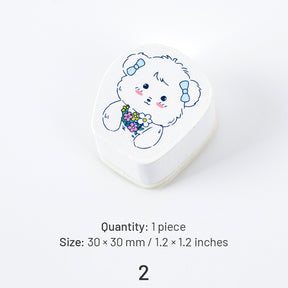Cat and Dog Cute Cartoon Animal Shaped Rubber Stamp sku-2