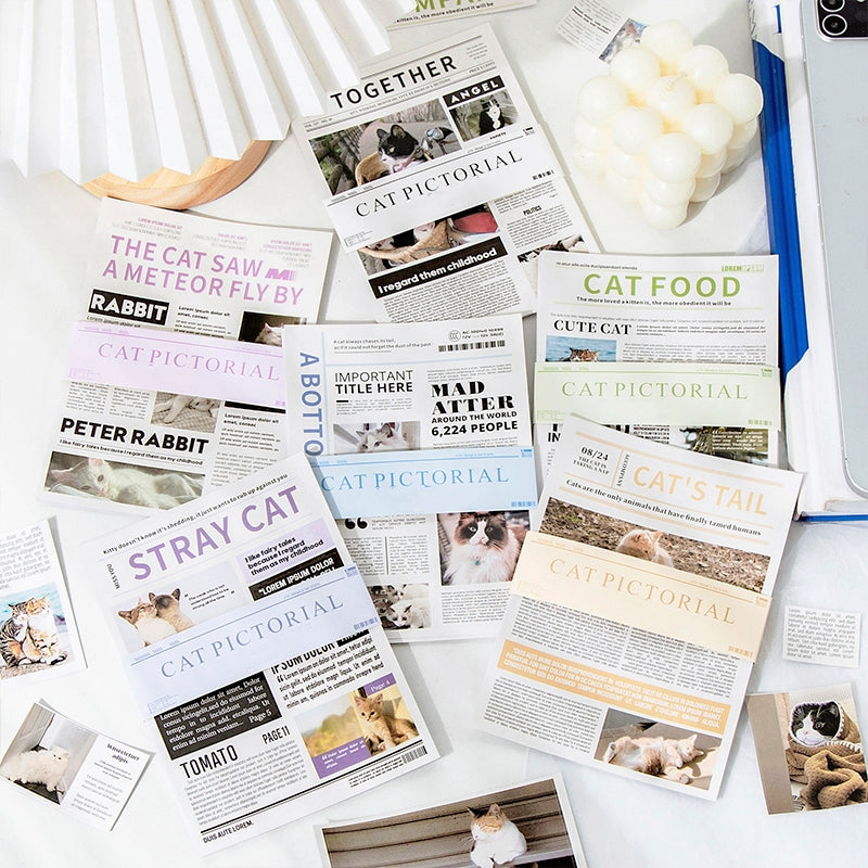 Cat Pictorial Series Cat Sticker Book a