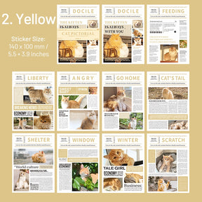 Cat Pictorial Series Cat Sticker Book sku-2