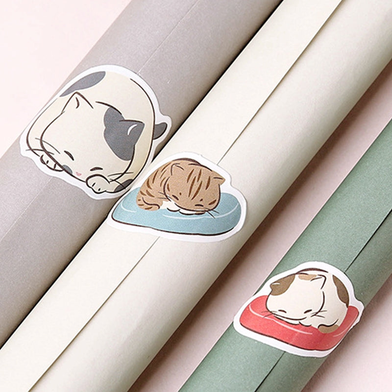 Cat-themed Cartoon Stickers b6