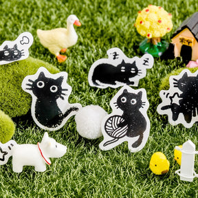 Cat-themed Decorative Stickers b2