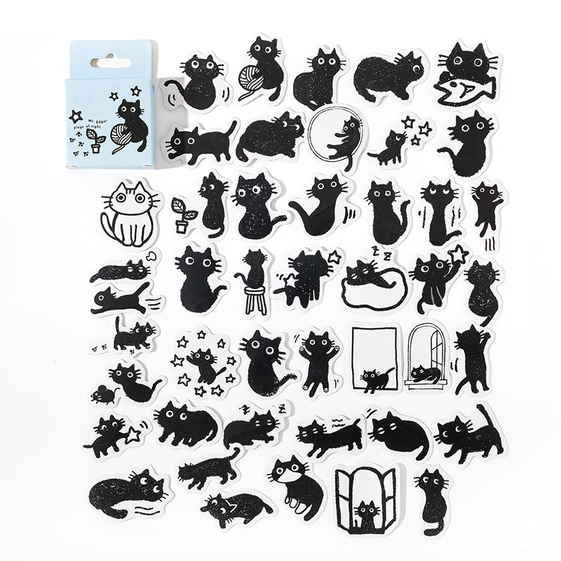 Cat-themed Decorative Stickers sku