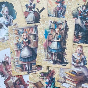 Character Theme Scrapbook Paper - Alice, Animals a