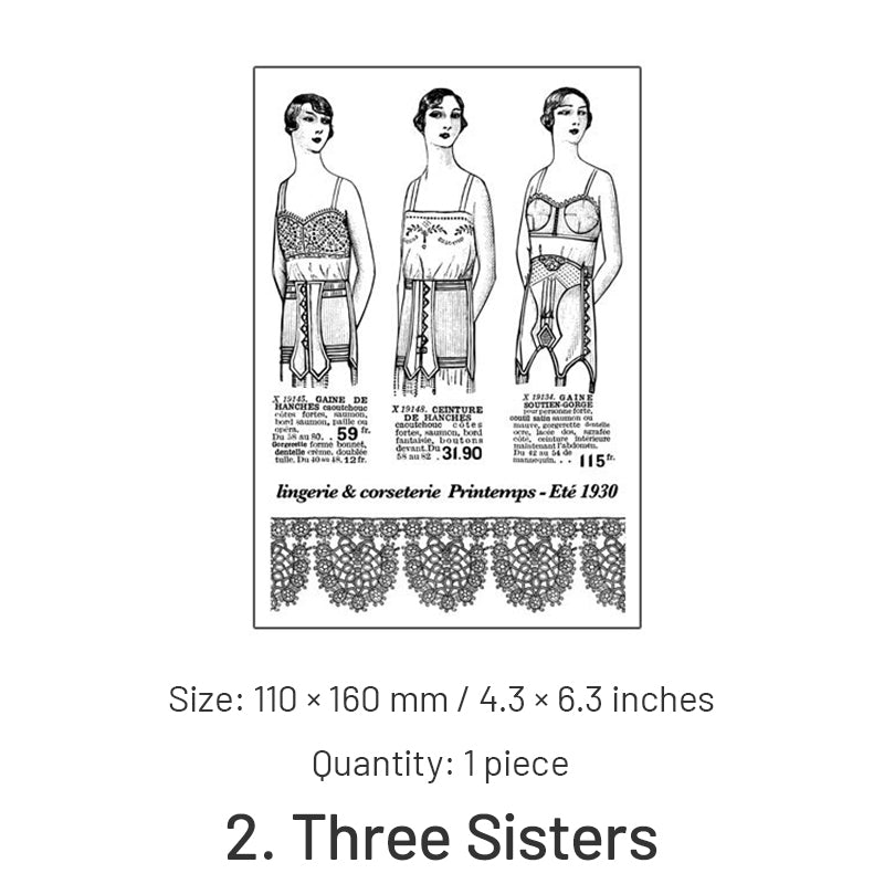 Character Transparent Silicone Stamp - Fashion Design sku-2