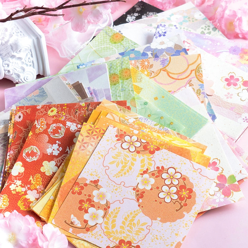 Cherry Blossom Theme Background Decorative Paper b2
