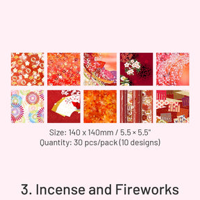 Cherry Blossom Theme Background Decorative Paper sku-3
