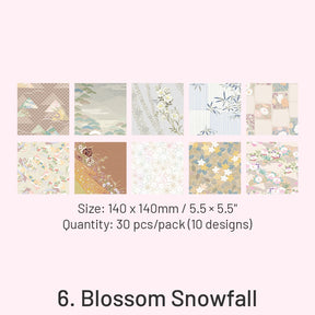 Cherry Blossom Theme Background Decorative Paper sku-6