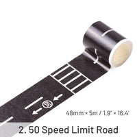 2. Route à limite de vitesse de 50