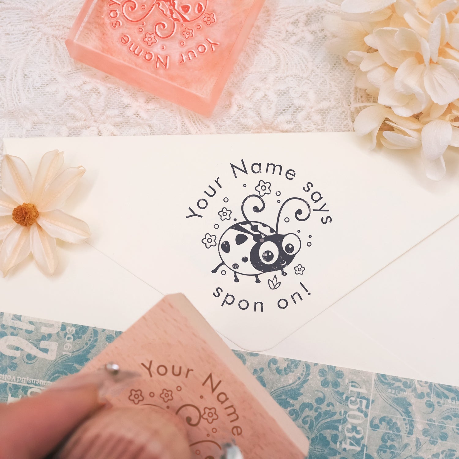 Children's Day Custom Cartoon Star Rubber Stamp-11 3