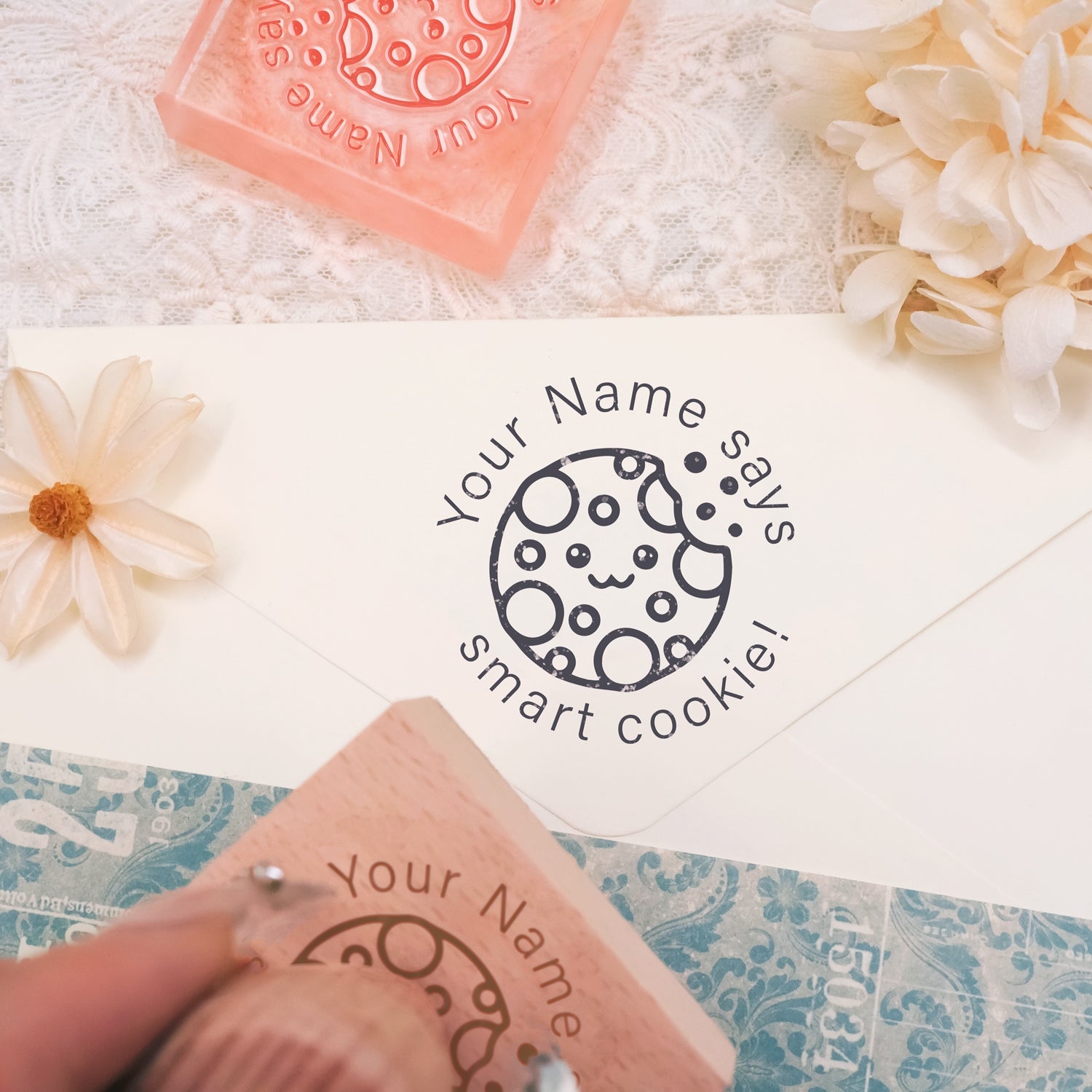 Children's Day Custom Cartoon Star Rubber Stamp-18 3