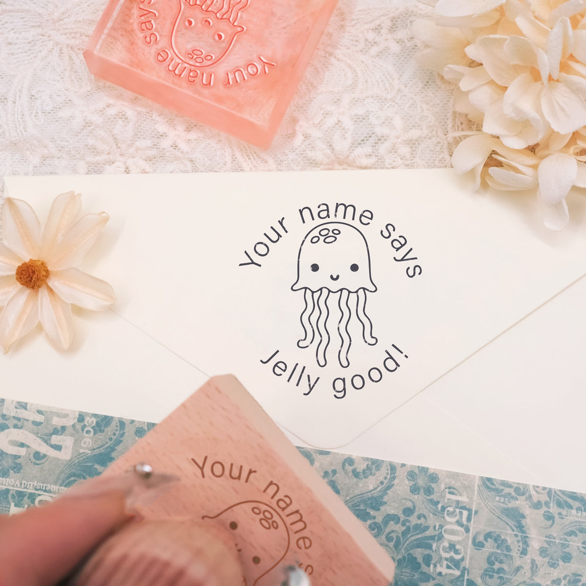 Children's Day Custom Cartoon Star Rubber Stamp-25 3