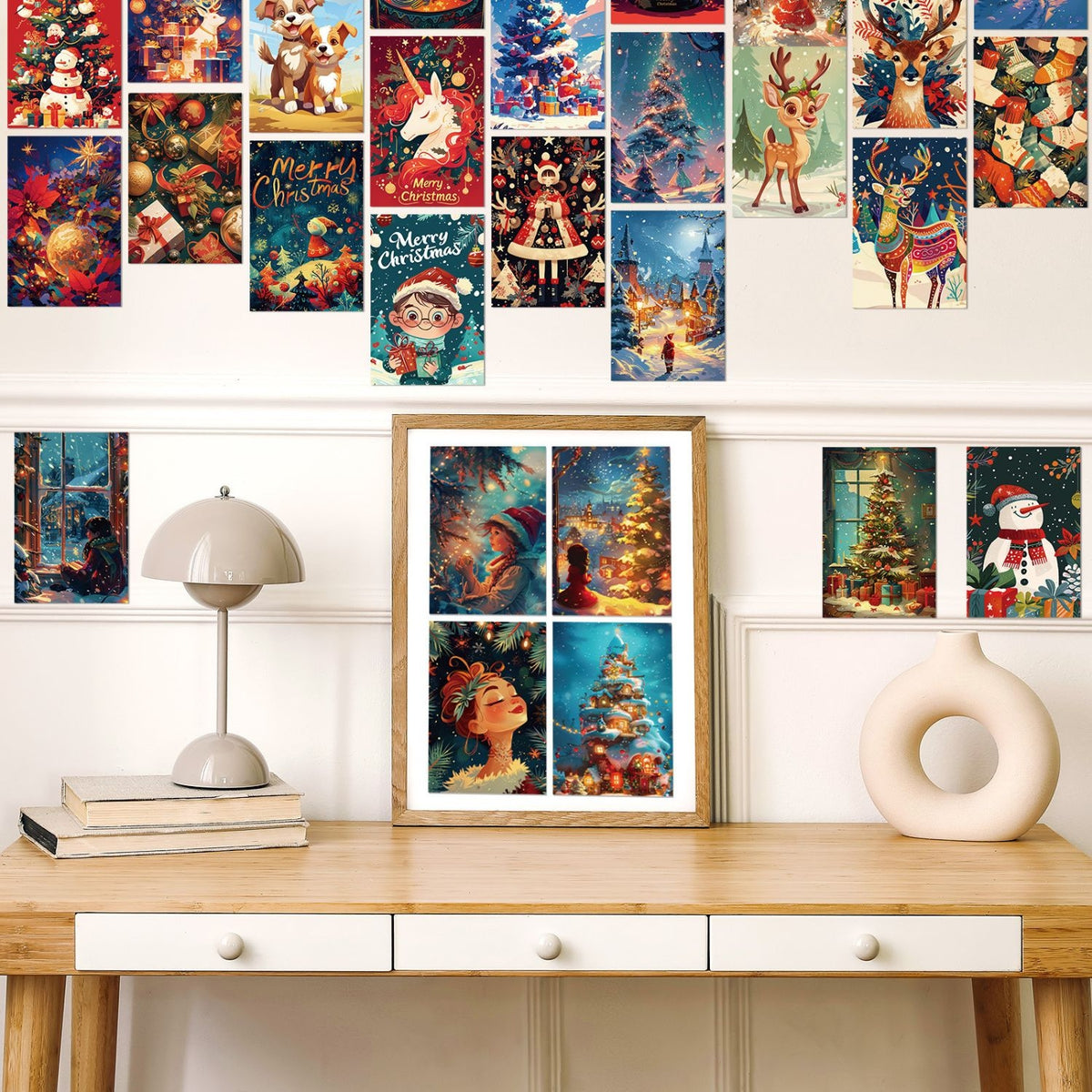 Christmas and Valentine's Day Decoration Card (50 Pcs)9