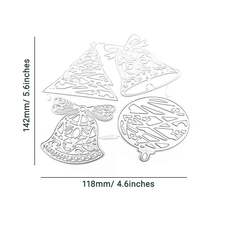 Christmas Bell Carbon Steel Crafting Dies b6