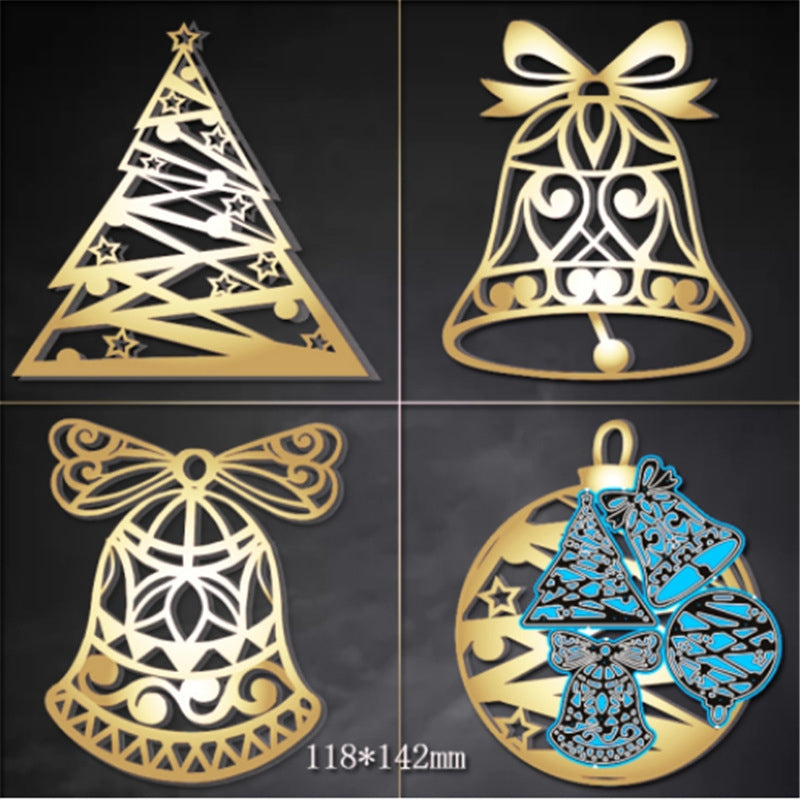 Christmas Bell Carbon Steel Crafting Dies sku
