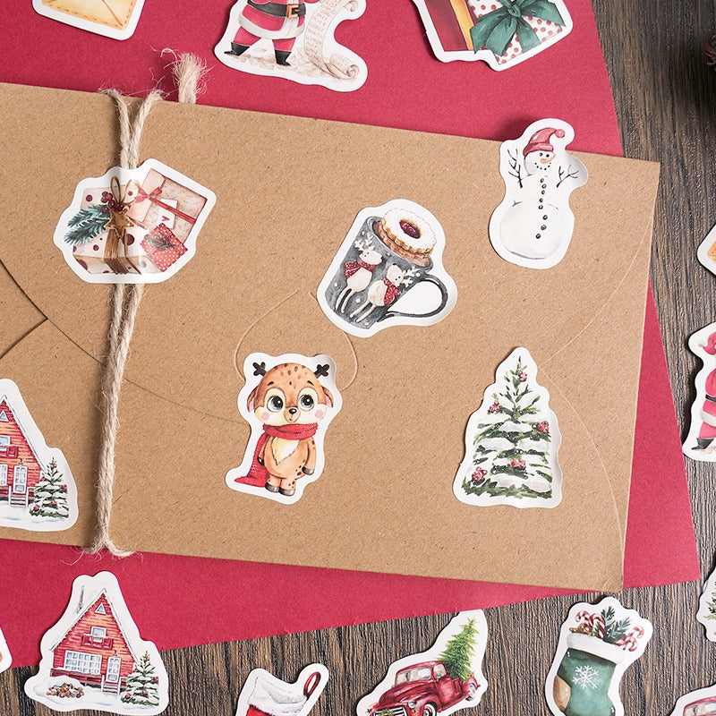 Christmas Boxed Adhesive Sticker b4