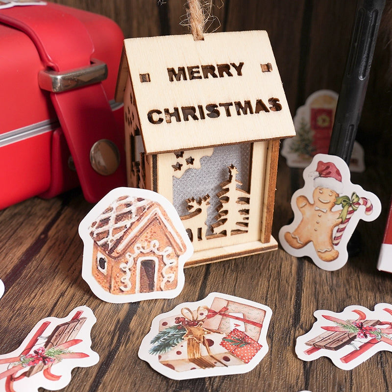 Christmas Boxed Adhesive Sticker b5