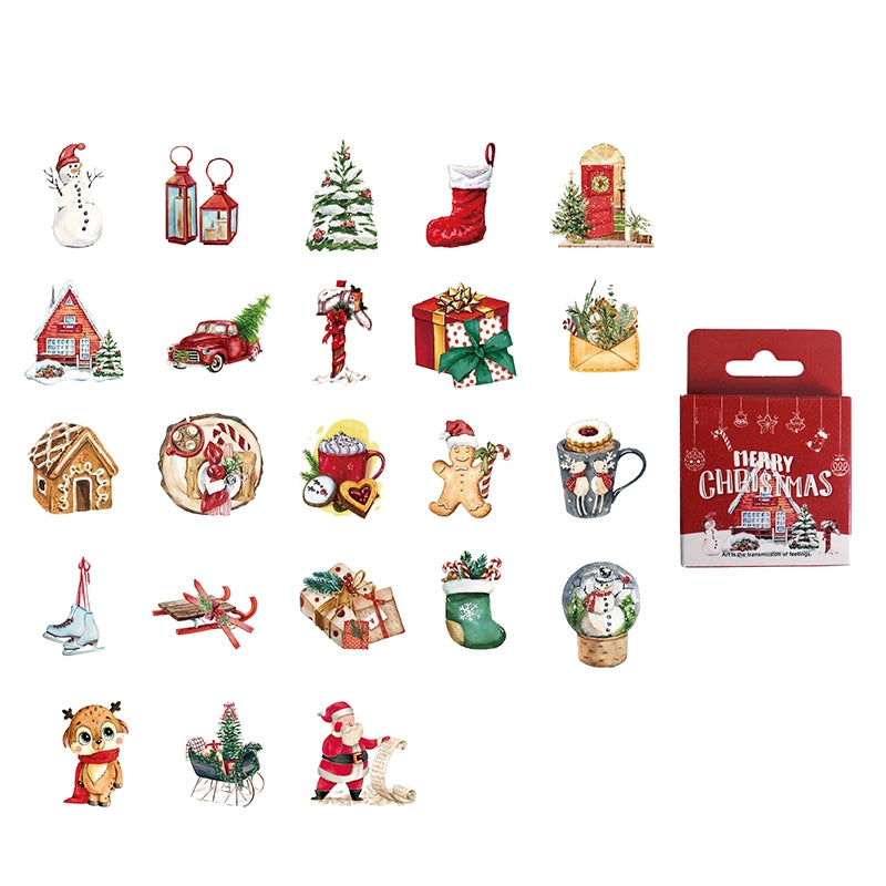Christmas Boxed Adhesive Sticker sku
